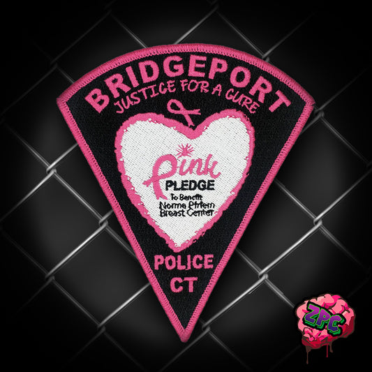 Breast Cancer Awareness- BPD Support Patch 2023 - "Pink Pledge" (Black)