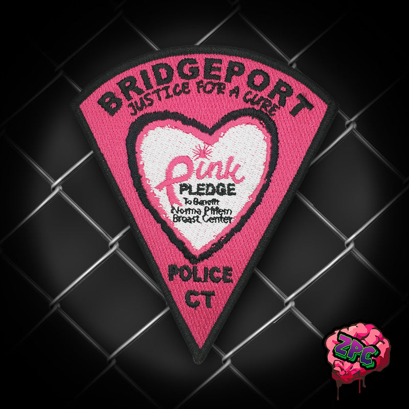 Breast Cancer Awareness- BPD Support Patch 2023 - "Pink Pledge" (Black)