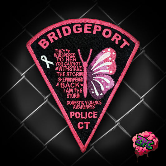 Domestic Violence Awareness- BPD Support Patch- "I am the storm" (Pink)