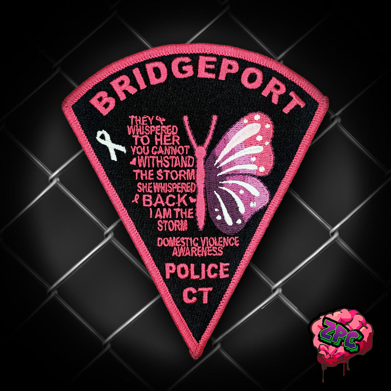 Domestic Violence Awareness- BPD Support Patch- "I am the storm" (Violet)