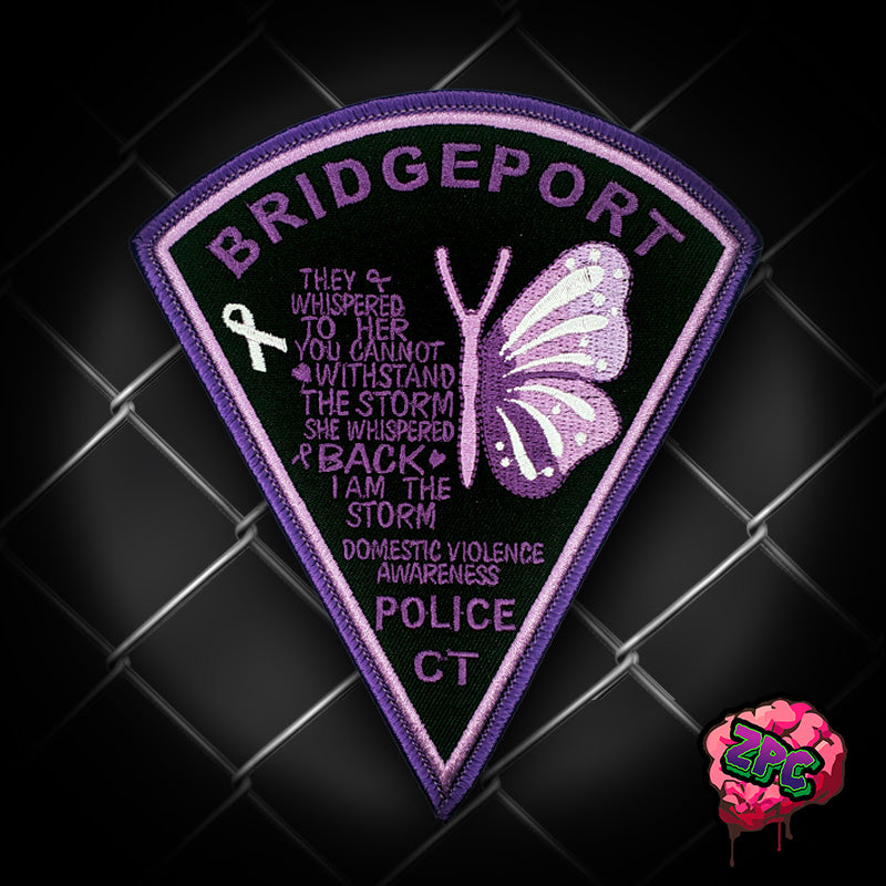 Domestic Violence Awareness- BPD Support Patch- "I am the storm" (Pink)