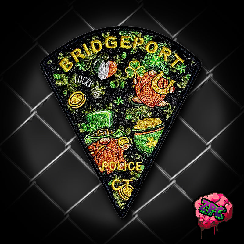 2023 Bridgeport Police - St. Patrick's Day- BPD Holiday Patch- "Lucky Day"