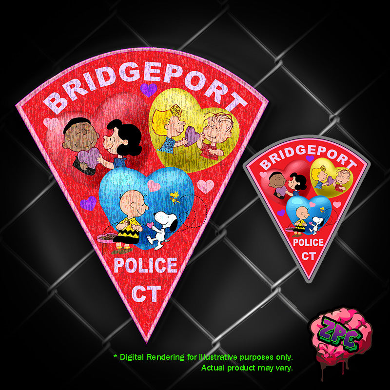 Valentine's Day- BPD Holiday Patch- "Peanuts Hearts"