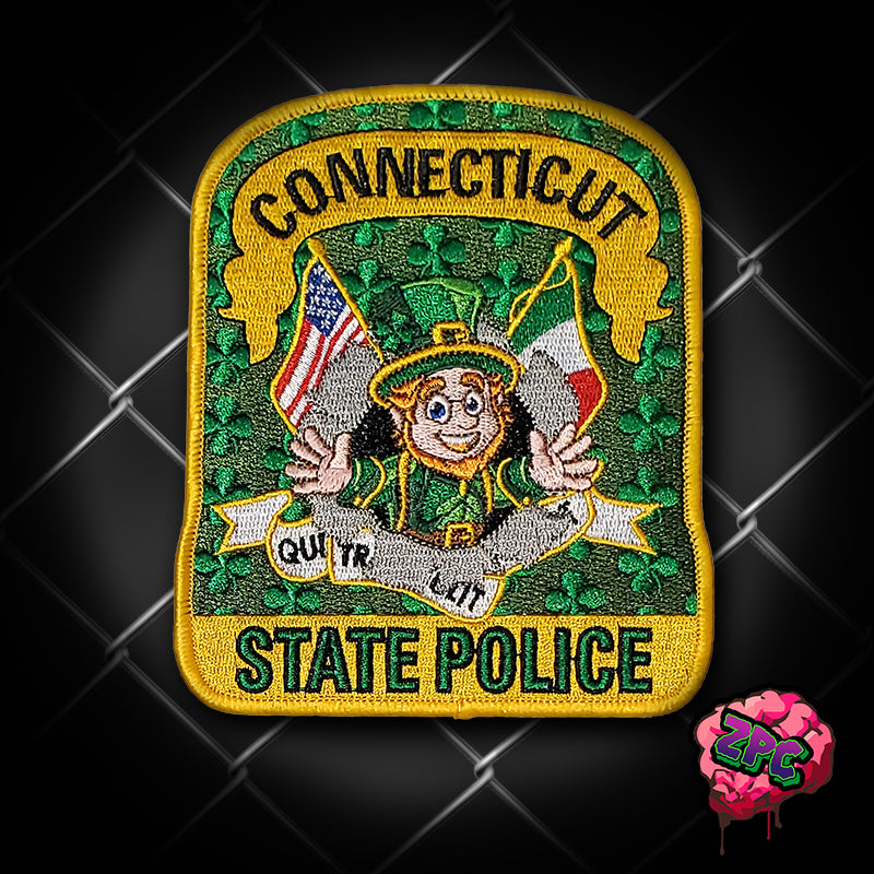 2024 Connecticut State Police - St. Patrick's Day- CSP Holiday Patch - "Lucky Surprise"