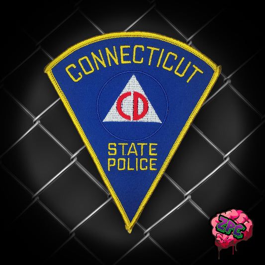 Connecticut State Police - CIVIL DEFENSE-Felt Patch- 1950's-1960's