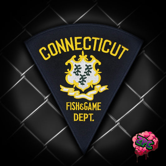 Connecticut Encon Police- Fish & Game Department 2nd Issue (Black)