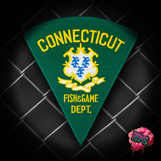 Connecticut Encon Police- Fish & Game Department 3rd Issue (Green)