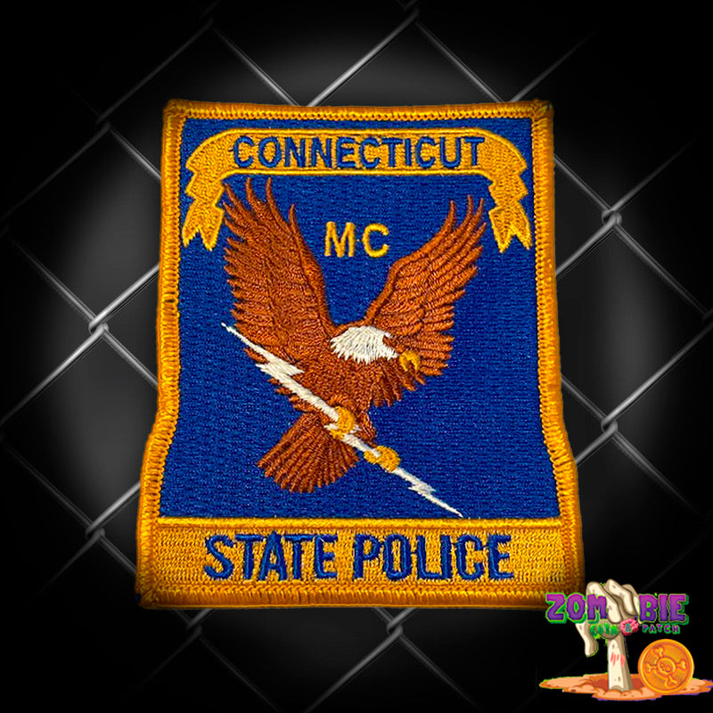 Connecticut State Police- Motorcycle Unit Patch - 1980's