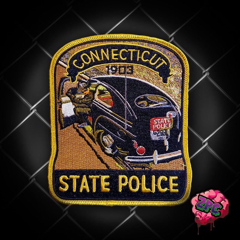 Connecticut State Police Heritage Patch- "1945 Saturday Evening Post"