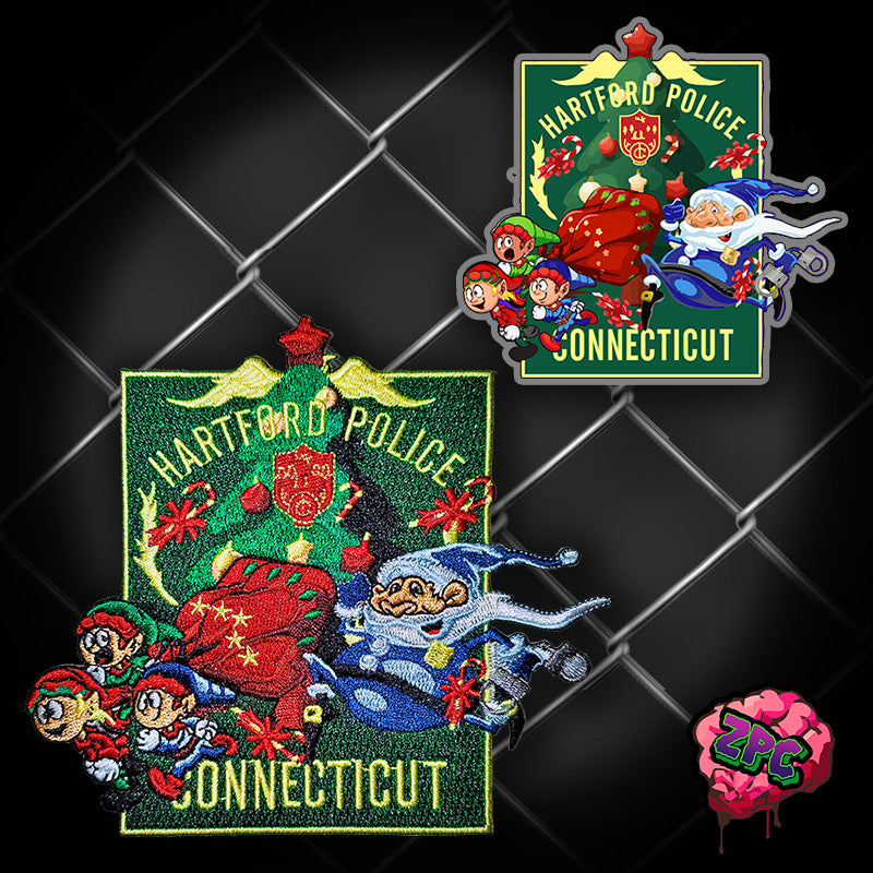 Christmas- HPD Holiday Patch- "On the Run"