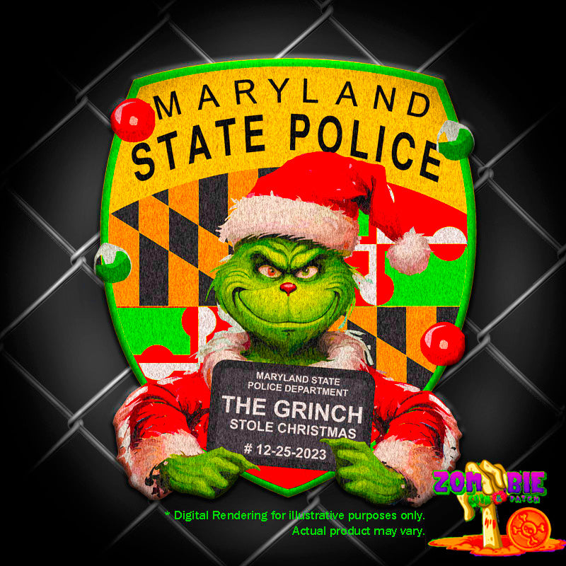 Christmas- MDSP Holiday Patch- "A Very Merry Mugshot"