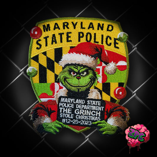 Christmas- MDSP Holiday Patch- "A Very Merry Mugshot"