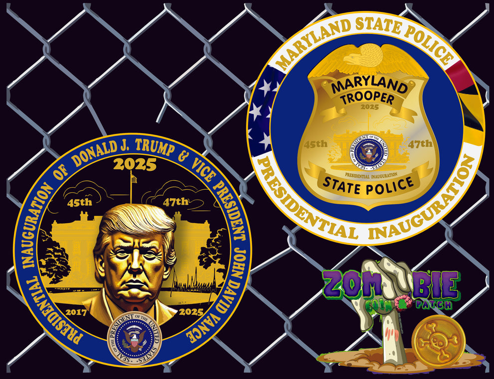 PREORDER ONLY MSP MARYLAND STATE POLICE 2025 Inauguration Coin