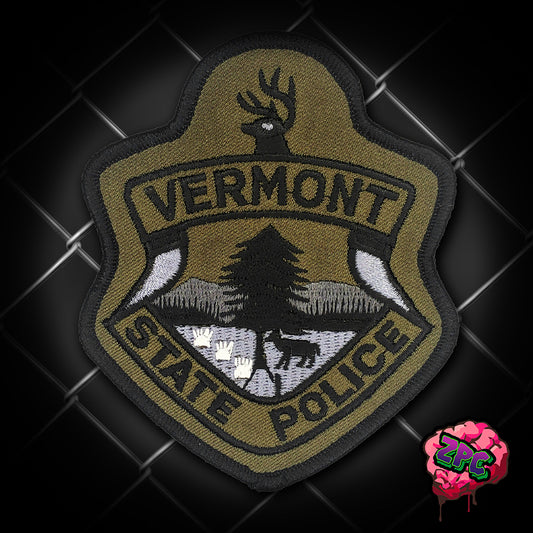 Vermont State Police Subdued Duty Patch